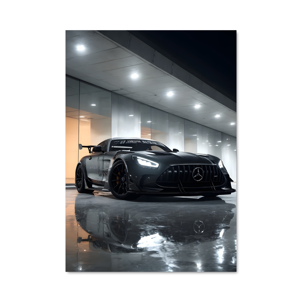 Poster Élégance Amg GT Black Série
